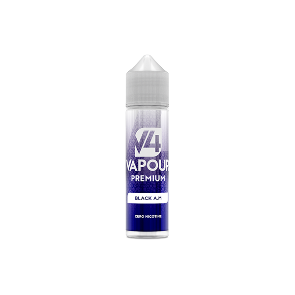 V4 Premium 50ml Shortfill 0mg (70VG/30PG) - Magic ELF Vapes Black AM