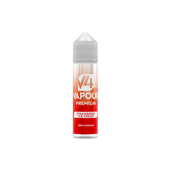 V4 Premium 50ml Shortfill 0mg (70VG/30PG) - Magic ELF Vapes strawberry ice cream