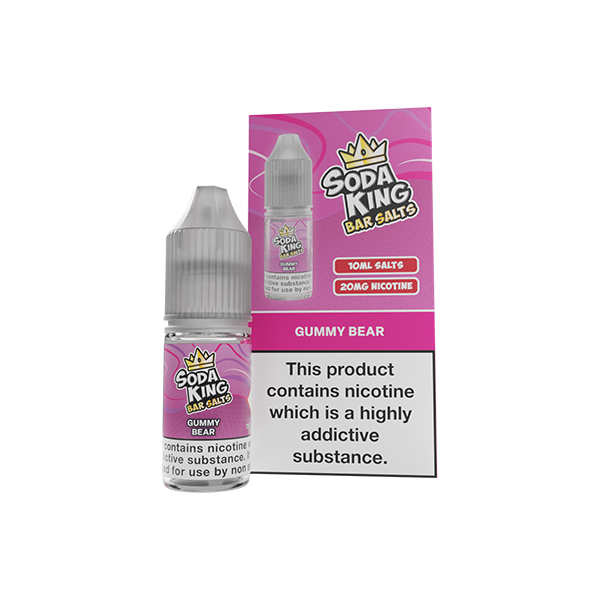 20mg Soda King Bar SALTS Nic Salts 10ml - (50VG/50PG)