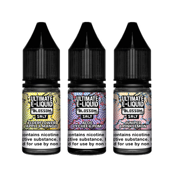 10mg Ultimate E-Liquid Blossom Salts 10ml Nic Salts (50VG/50PG)