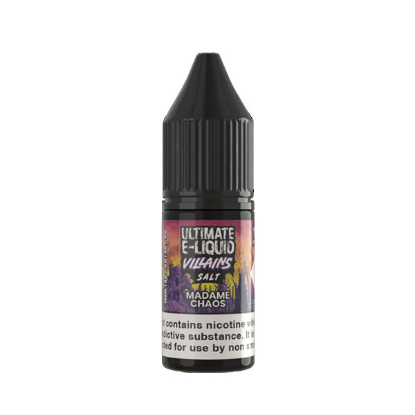 10mg Ultimate E-Liquid Villains Salts 10ml Nic Salts (50VG/50PG)