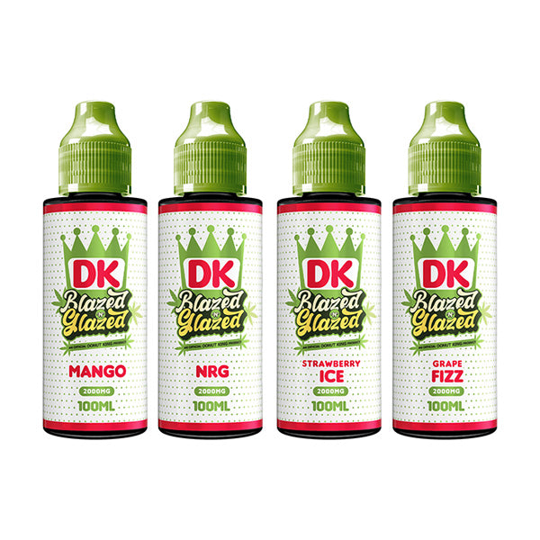 DK Blazed N Glazed 2000mg CBD E-liquid | Donut king e liquid