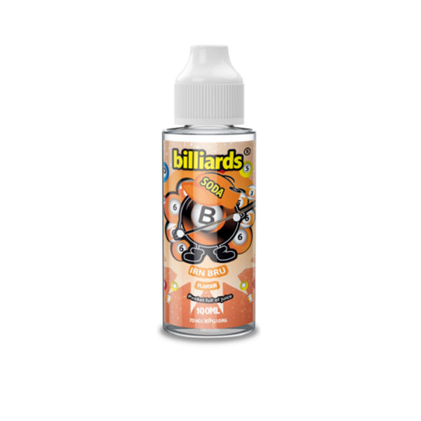 Expired :: Billiards Soda Range 0mg 100ml Shortfill (70VG/30PG)