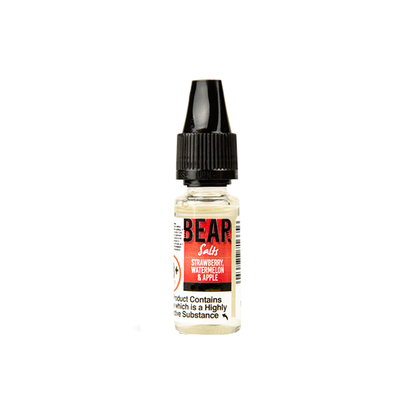 20mg Bear Flavours Vape 10ml Nic Salts (50VG/50PG)