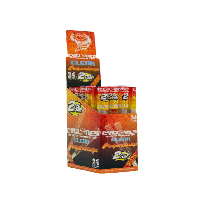 Cyclones Pre Rolled Clear Cones - 24 pack
