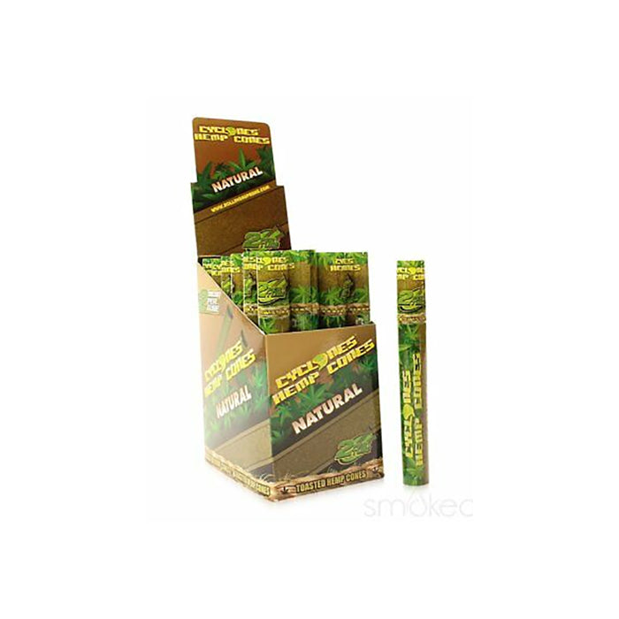 Cyclones Pre Rolled Clear Cones - 24 pack