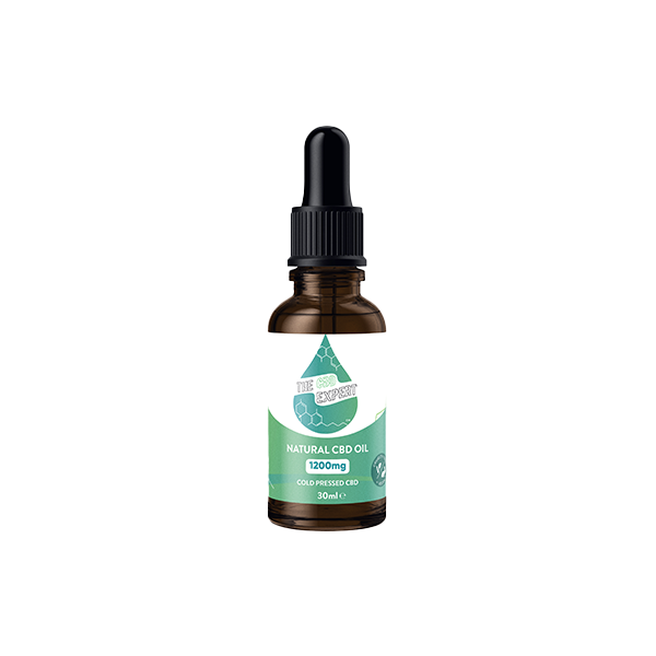 The CBD Expert 1200mg Cold Pressed CBD Oil 30ml