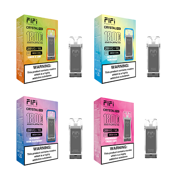 FLFI Crystal Replacement Pods 1800 Puffs 2ml