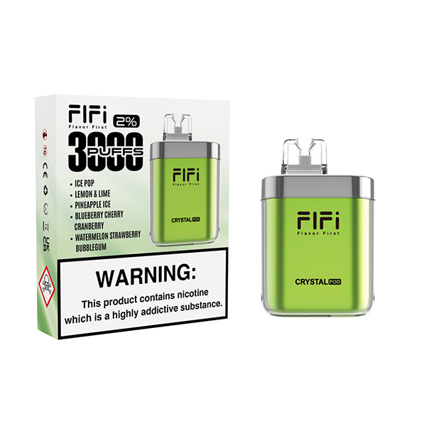 FLFI Crystal 5 in 1 Pod Kit 3000 Puffs ice pop