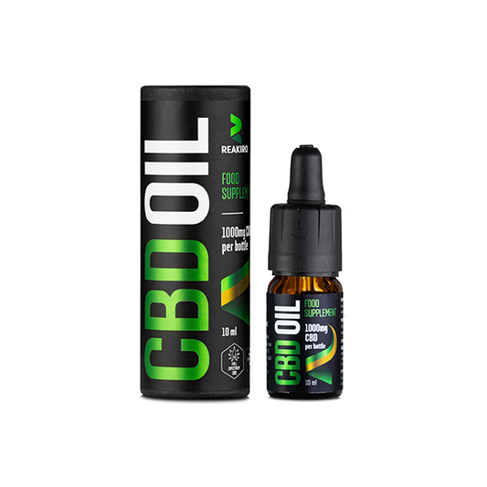 Reakiro 1000mg CBD Oil 10% Full Spectrum - 10ml (BUY 1 GET 1 FREE)