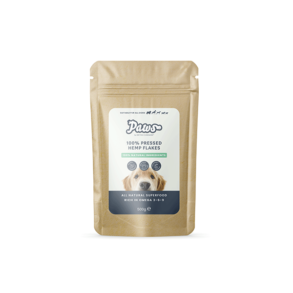 Paws 100% Pressed Hemp Flakes - 500g