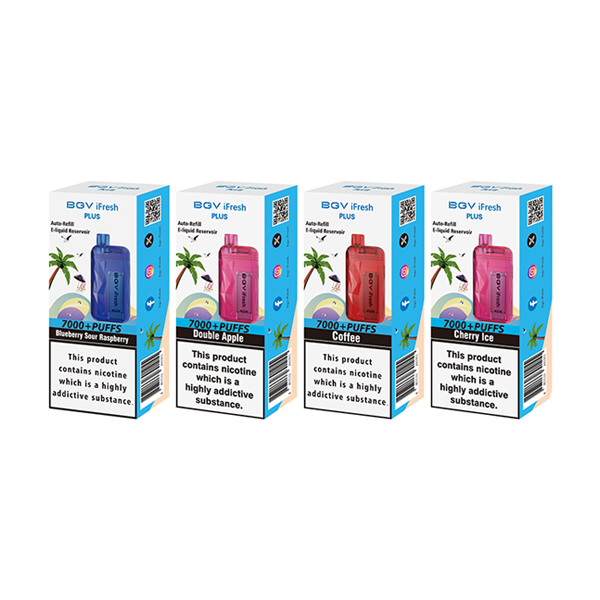 20mg BVG iFresh Plus Disposable Vape Device 7000 Puffs