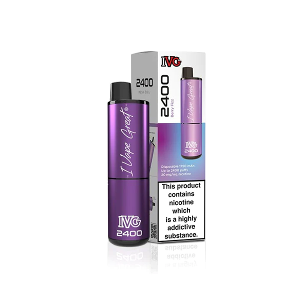 20mg I VG 2400 Disposable Vapes 2400 Puffs