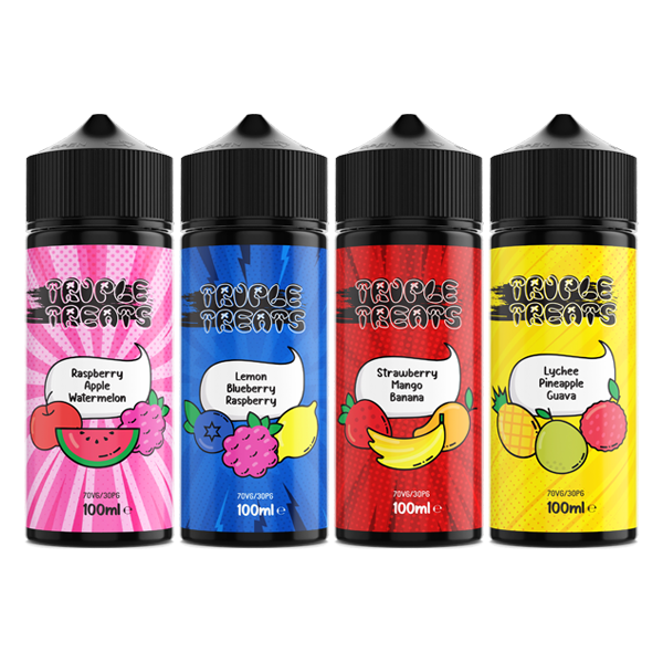 Triple Treats 100ml Shortfill 0mg (70VG/30PG)