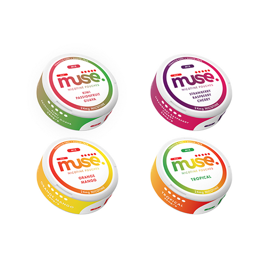 24mg Muse Nicotine Pouches - Sugar Free, UK Made - 20 Pouches