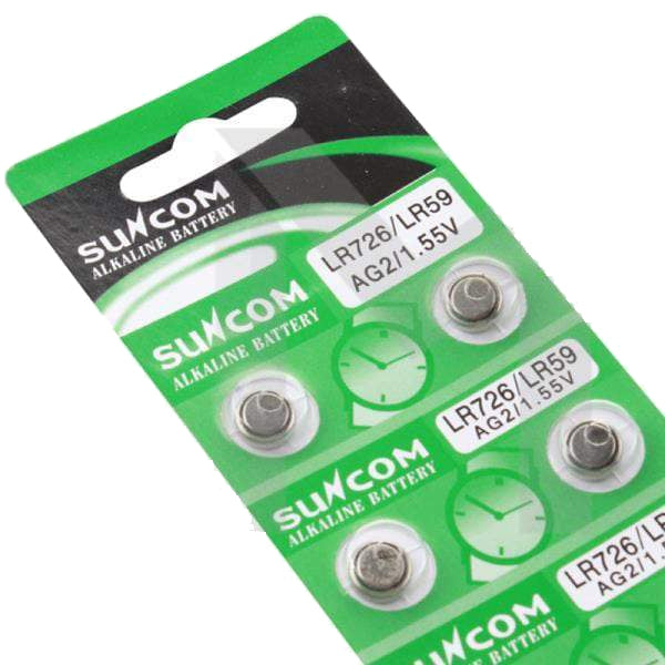 SUNCOM LR726/AG2 1.5V Battery