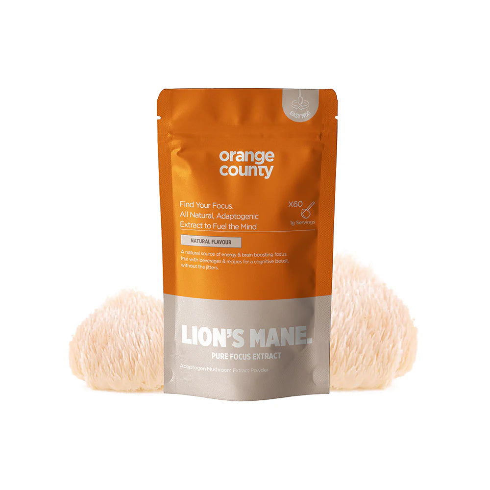 Orange County Organic Pure Lion's Mane Extract Powder Max Strength 240000mg