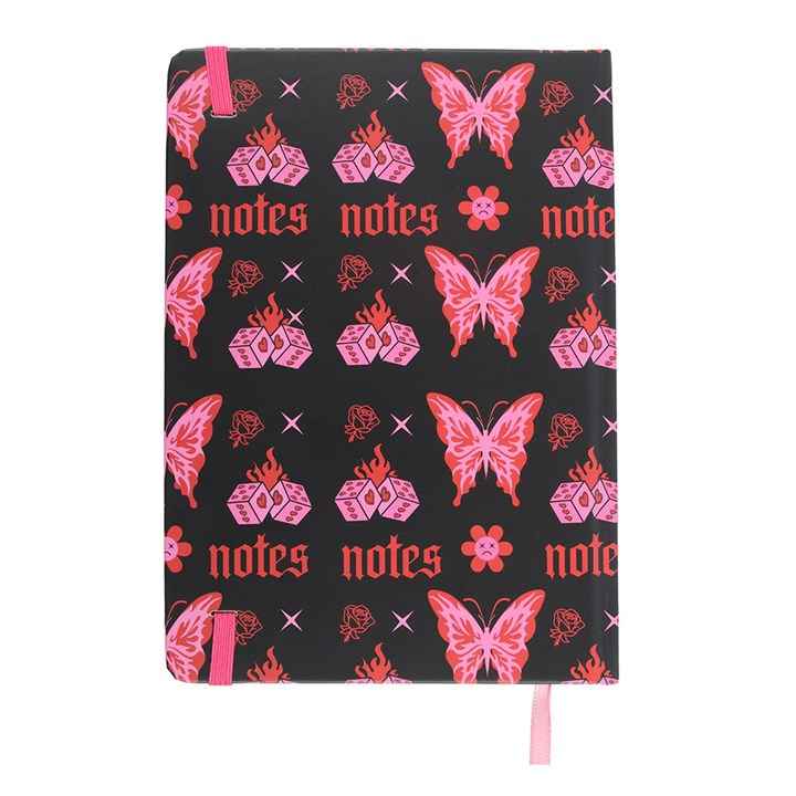 Flaming Butterfly A5 Notebook