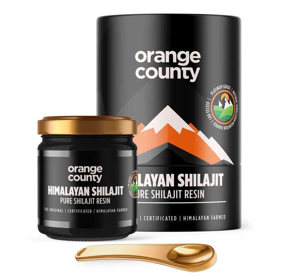 Orange County 100% Pure Organic Himalayan Shilajit Resin Fulvic Acid Lab Tested - 50g