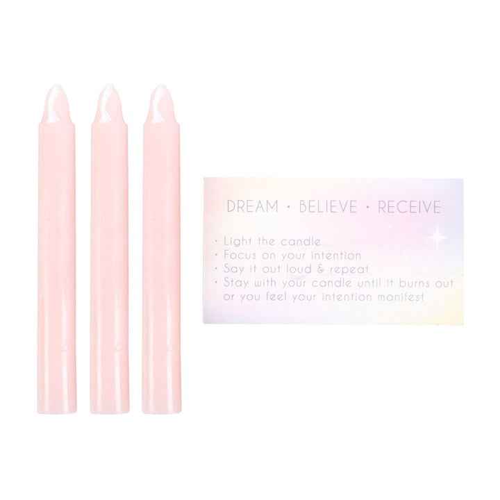 3 Manifestation Spell Candles in a Box
