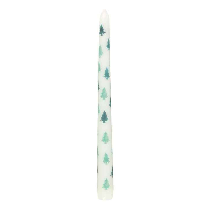 Green Fir Tree Candle Holder with Taper Candle