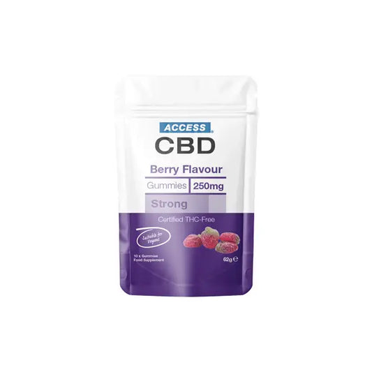 Access CBD 250mg CBD Berry Gummies (62g) - CBD Products