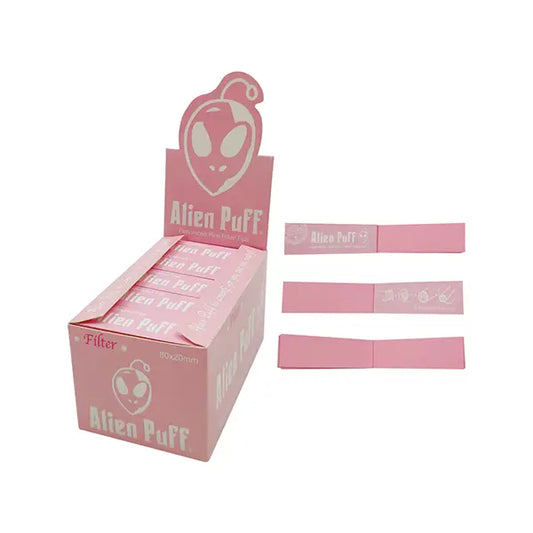 Alien Puff Pink Filter Tips 25 booklets (HP149) - Smoking Products
