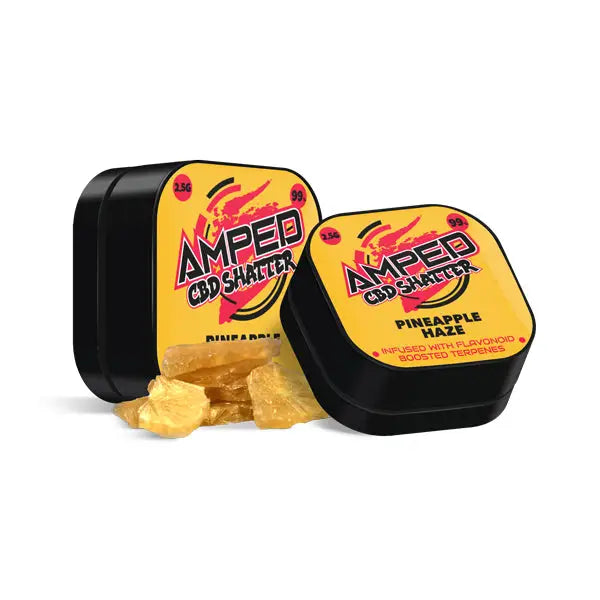 Amped CBD 99% CBD Shatter 1g - CBD Products