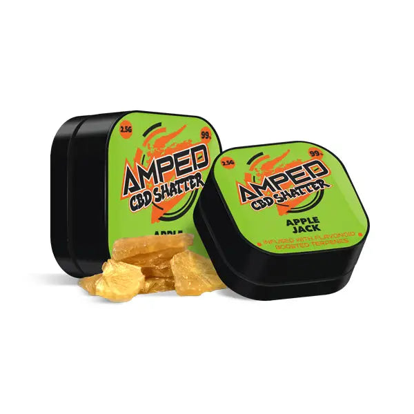 Amped CBD 99% CBD Shatter 1g - CBD Products