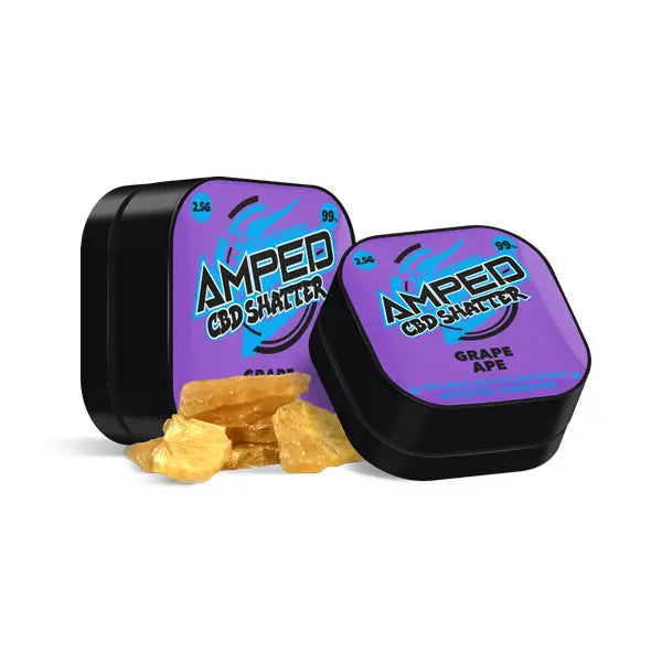 Amped CBD 99% CBD Shatter 1g - CBD Products