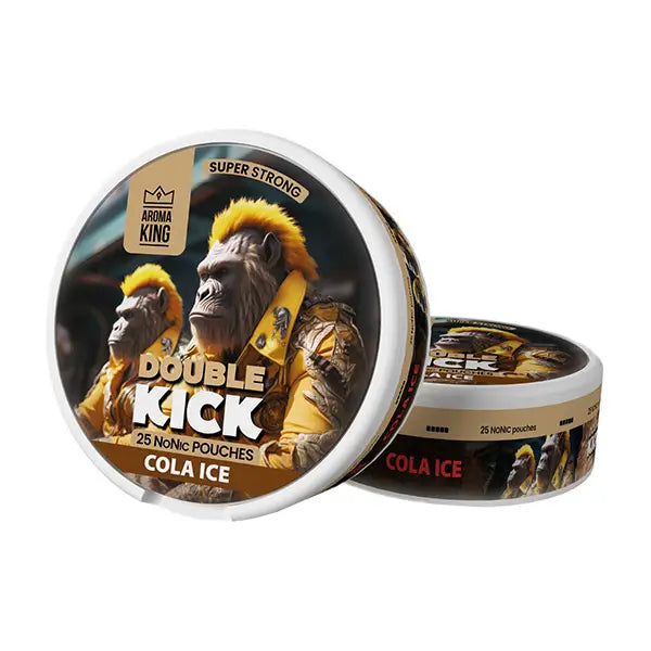Aroma King Double Kick 10mg NoNic - 50mg Nicotine Substitute Pouches - 25 Pouches - Smoking Products