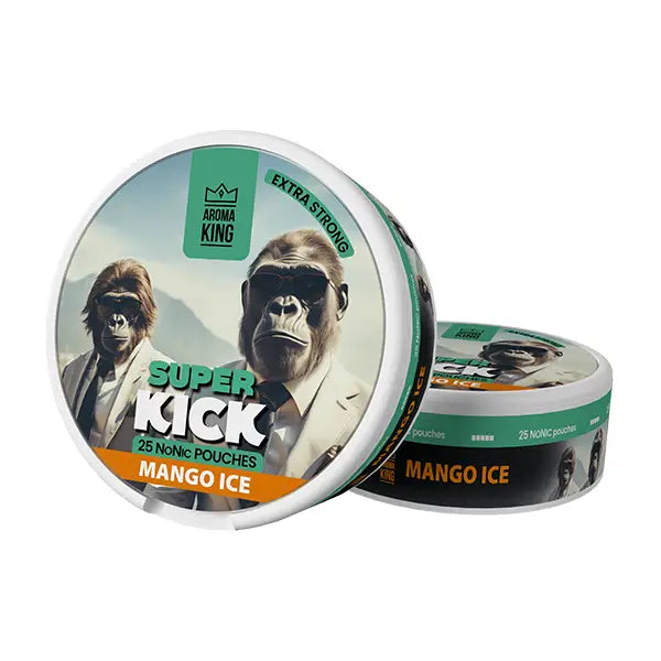 Aroma King Super Kick 5mg NoNic 25mg Nicotine Substitute Pouches 25 Pouches Smoking Products