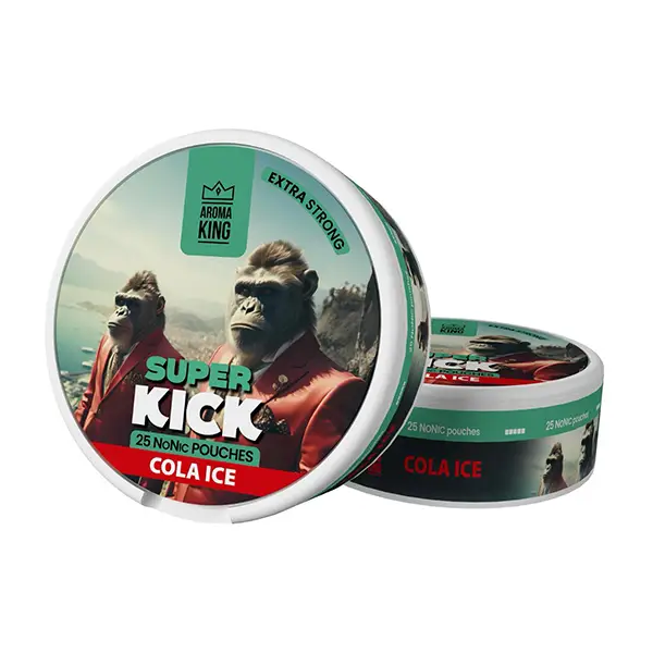 Aroma King Super Kick 5mg NoNic 25mg Nicotine Substitute Pouches 25 Pouches Smoking Products