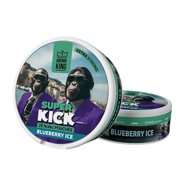 Aroma King Super Kick 5mg NoNic - 25mg Nicotine Substitute Pouches - 25 Pouches - Smoking Products