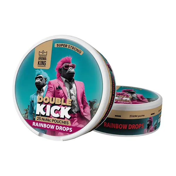 Aroma King Super Kick 5mg NoNic - 25mg Nicotine Substitute Pouches - 25 Pouches - Smoking Products