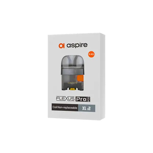 Aspire Flexus Pro Replacement Empty Pods XL 3ml (0.6Ohm 1.0Ohm) - 0.6 Ohms - Vaping Products