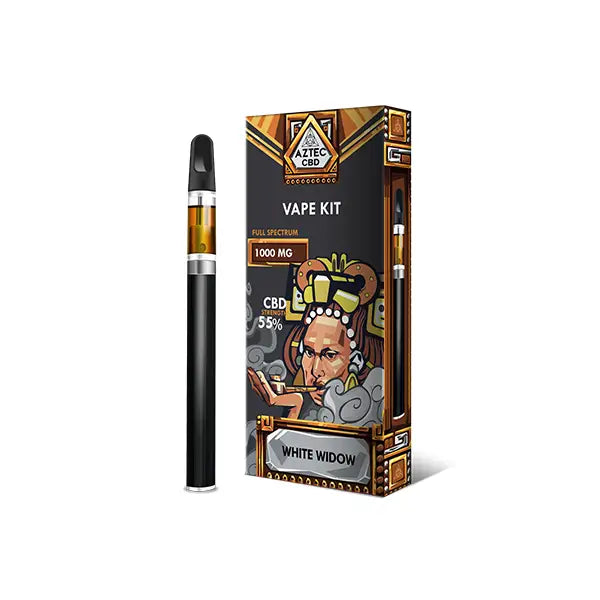 Aztec CBD 1000mg Vape Kit - 1ml - CBD Products