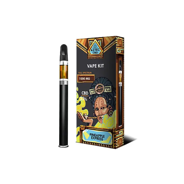 Aztec CBD 1000mg Vape Kit - 1ml - CBD Products