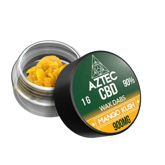 Aztec CBD 900mg CBD Wax/Crumble - 1g - Mango Kush - CBD Products