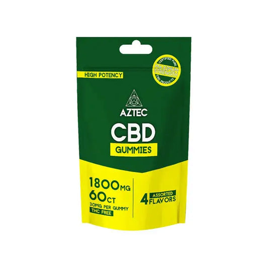 Aztec CBD Broad Spectrum 300mg CBD Gummies - 60 Pieces - CBD Products