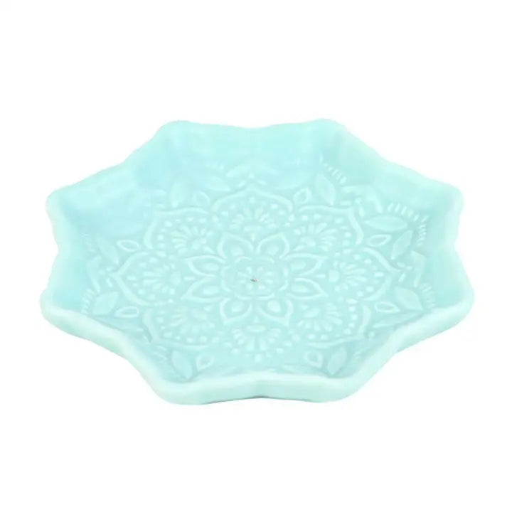 Blue Mandala Incense Stick Holder