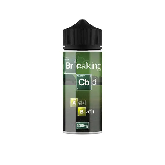 Breaking CBD 3000mg CBD E-Liquid 120ml (50VG/50PG) - Acid Bath - CBD Products