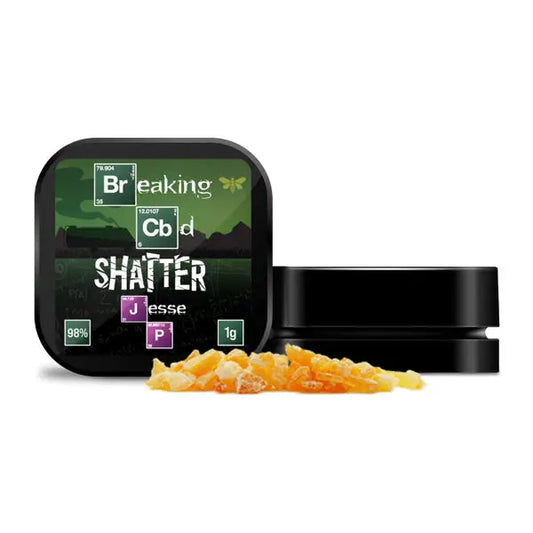 Breaking CBD 98% CBD Shatter - 1g - Jesse P - CBD Products