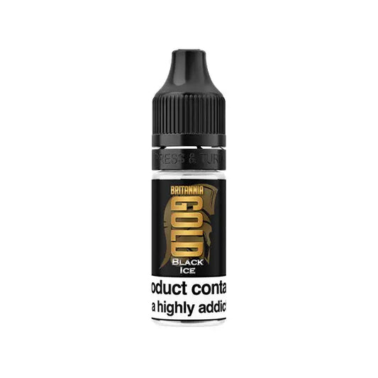 Britannia Gold 0mg 10ml E-Liquids (40VG/60PG) - Black Ice - Vaping Products