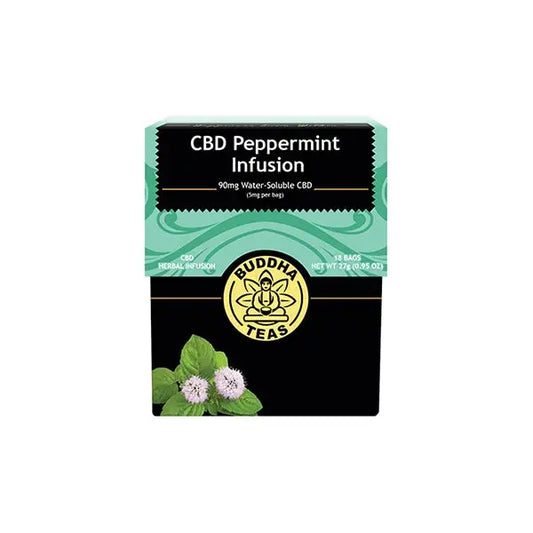 Buddha Teas 5mg CBD Tea Bags - Peppermint Infusion - CBD Products