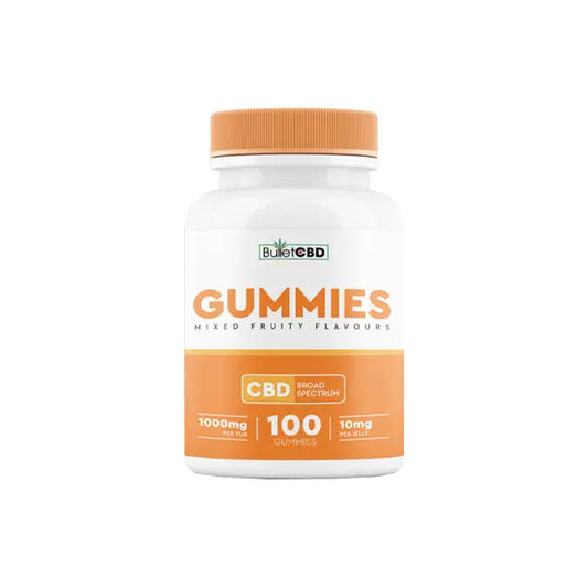 Bullet CBD 1000mg Broad Spectrum CBD Gummies - 100 Pieces - CBD Products