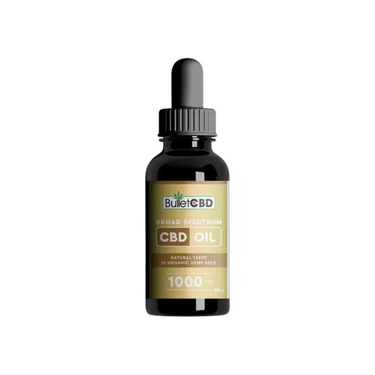 Bullet CBD 1000mg Broad Spectrum CBD Oil - 10ml - CBD Products