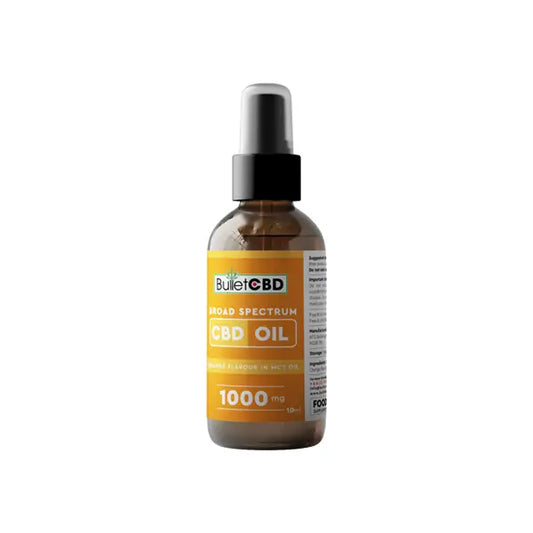 Bullet CBD 1000mg Orange Broad Spectrum CBD Oil Spray - 10ml - CBD Products