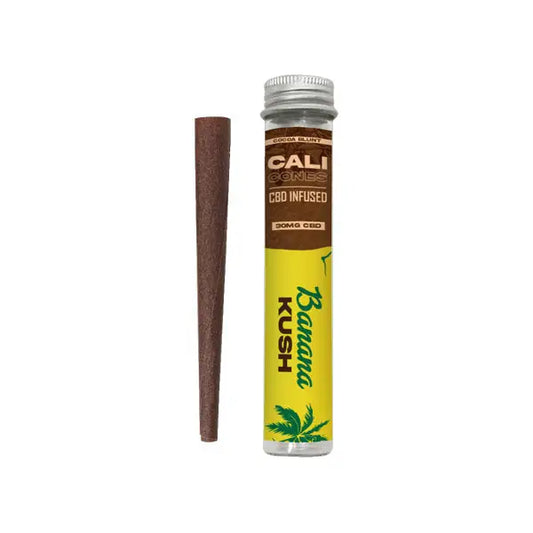 CALI CONES Cocoa 30mg Full Spectrum CBD Infused Cone - Banana Kush - Smoking Products