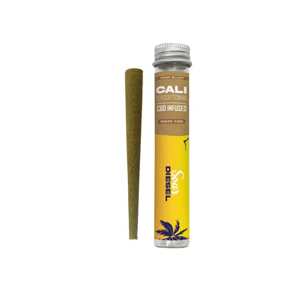 CALI CONES Hemp 30mg Full Spectrum CBD Infused Cone - Sour Diesel - Smoking Products